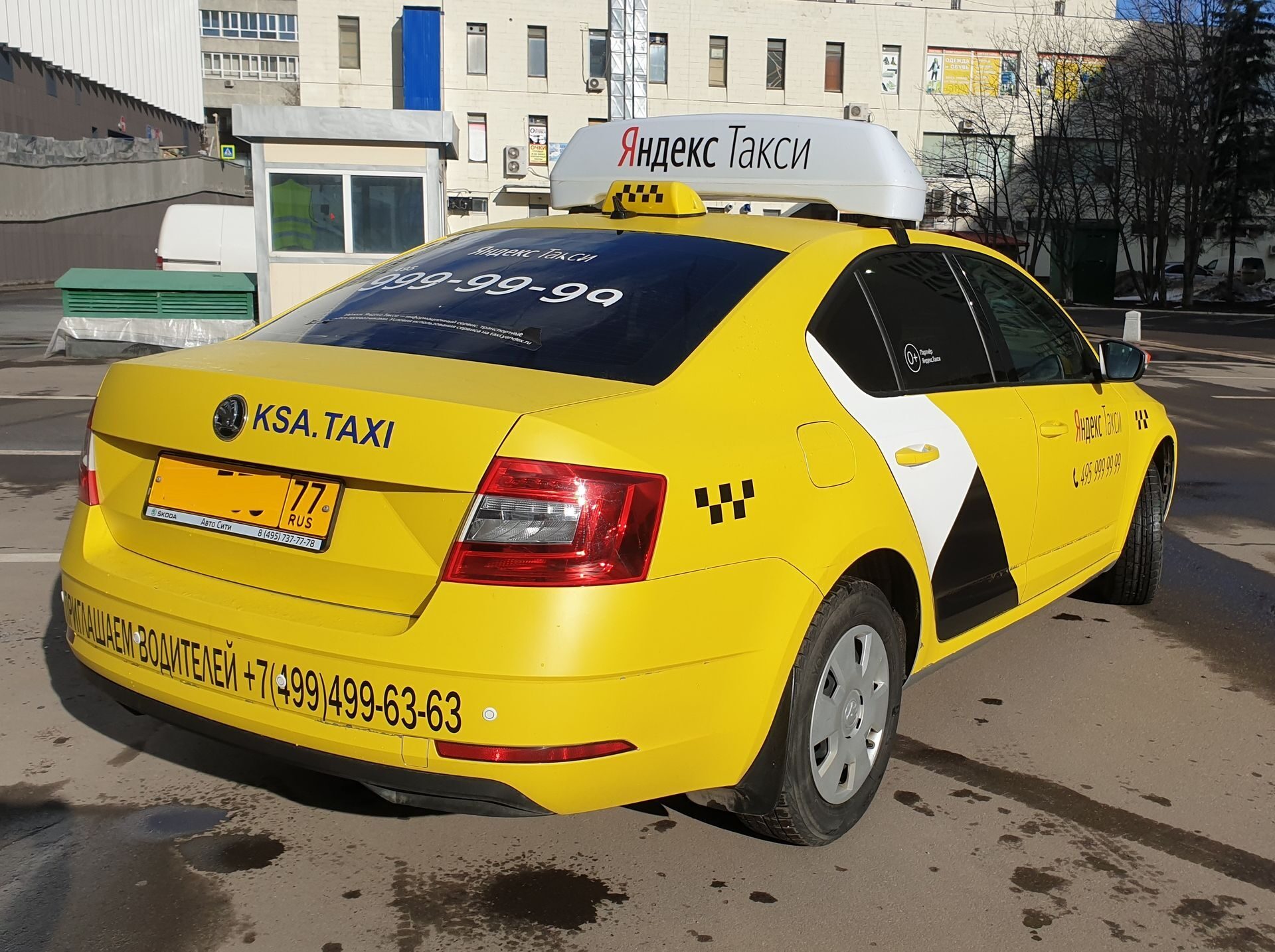 аренда skoda octavia в такси